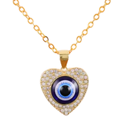 Evil Eye Locket  Necklace
