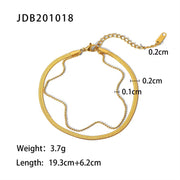Chain Cross Double Layer Daity Anklet