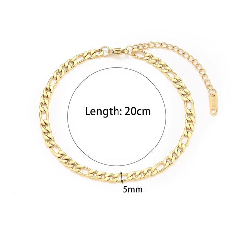 Tarnish Free 18K Gold PVD Plated Jewelry Stainless Steel Herryingbone Chain Necklace