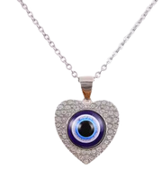 Evil Eye Locket  Necklace