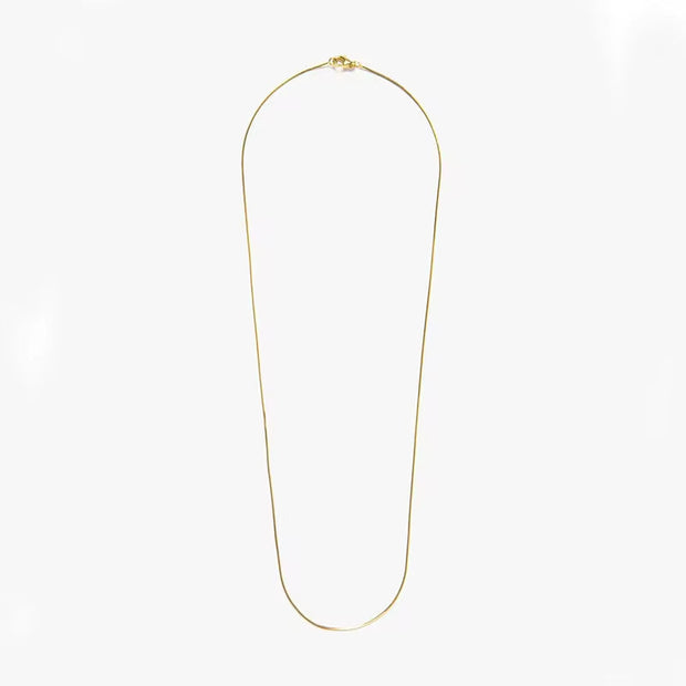 Tarnish Free 18K Gold PVD Plated Jewelry Stainless Steel Herryingbone Chain Necklace