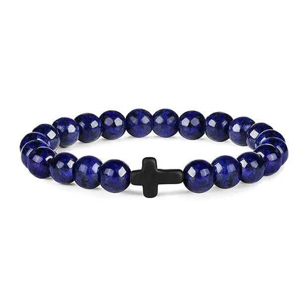 Crossed Stone Bracelet