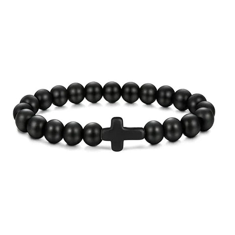 Crossed Stone Bracelet