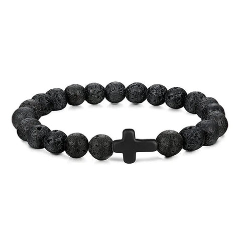 Crossed Stone Bracelet