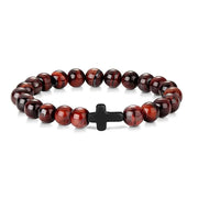 Crossed Stone Bracelet