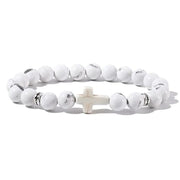 Crossed Stone Bracelet