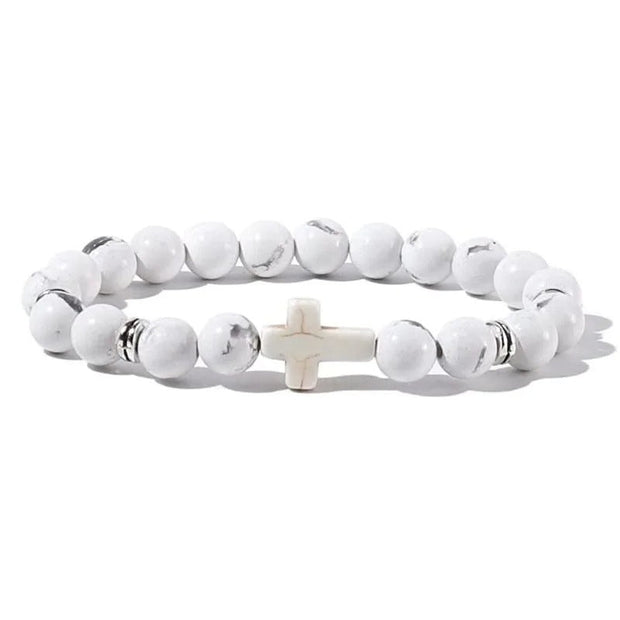 Crossed Stone Bracelet